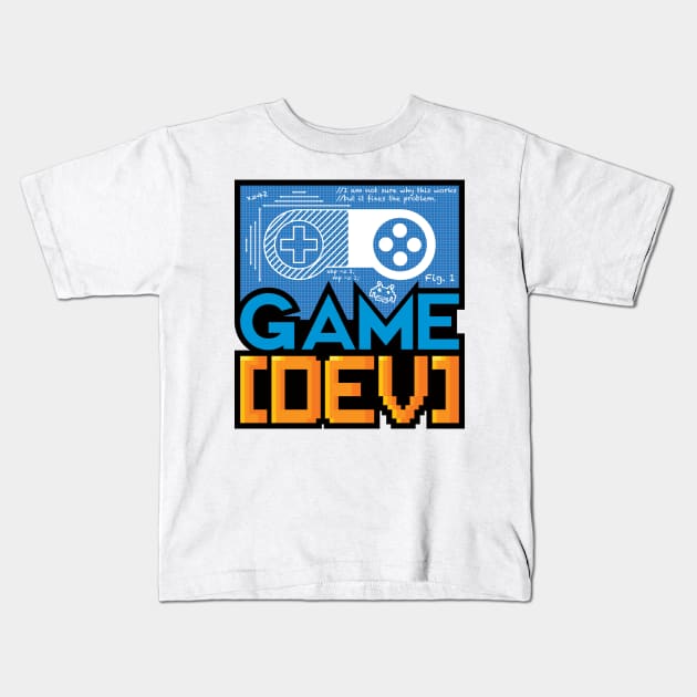 Game Dev Kids T-Shirt by Silurostudio